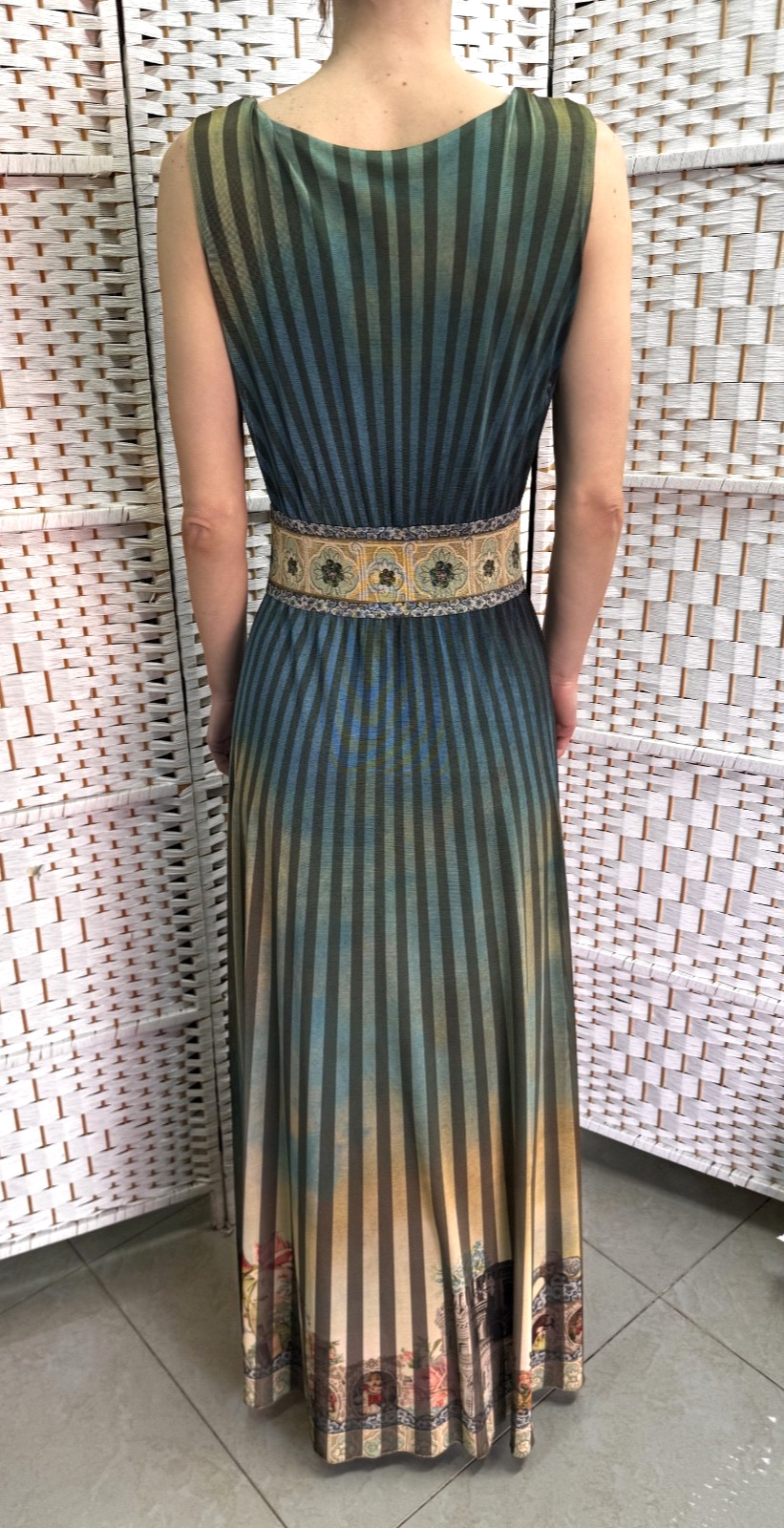 Michal Negrin Elegant Full length Floral Dress Size – M – NWT #9#