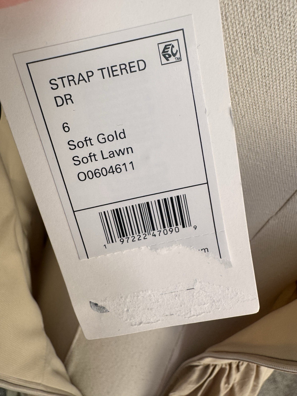 NEW Theory Womens Cotton Blend Tan Sleeveless Tiered Maxi Dress Size 6