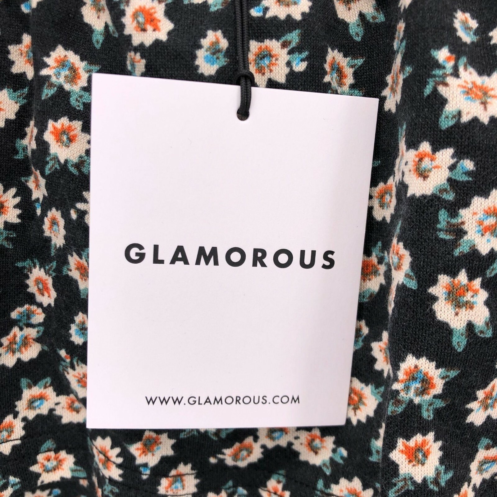 New Small Glamorous Ruffle Off Shoulder Dress w/ Flowers Flattering Fit Feminine