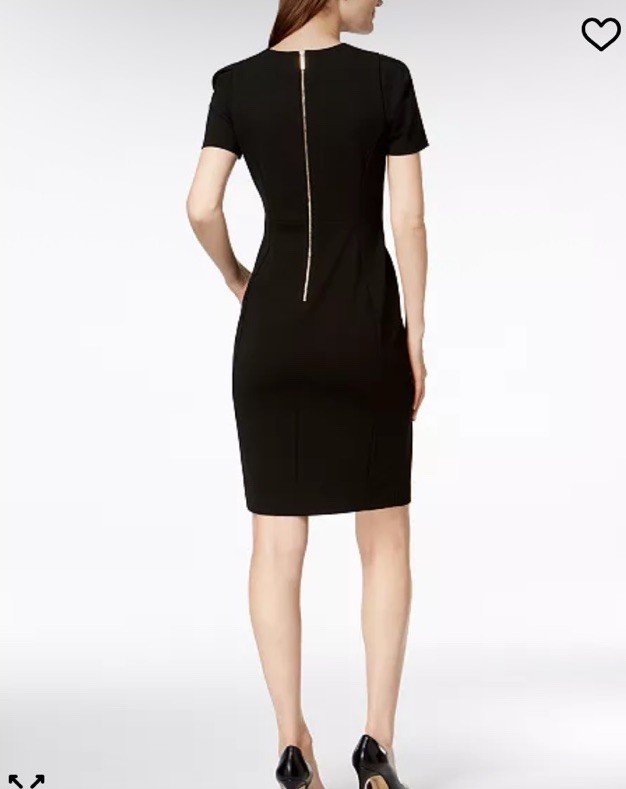 Calvin Klein Scuba Sheath Dress Size 6