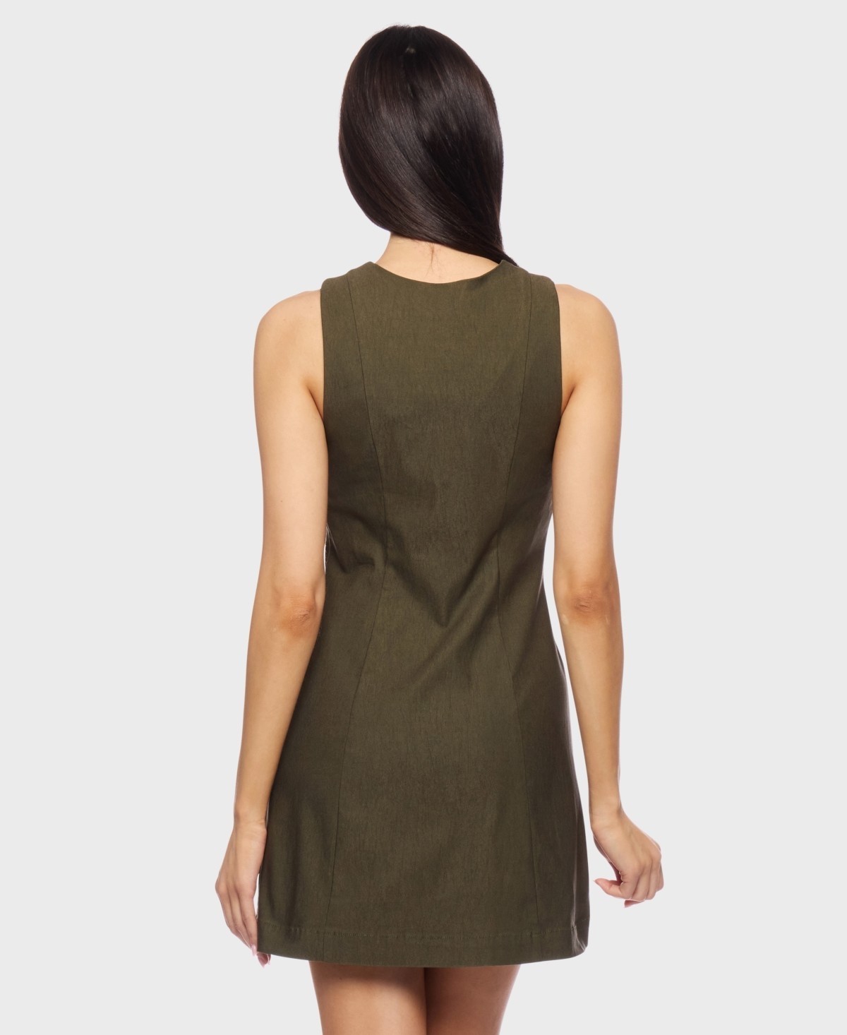 Alex & Sophia Juniors’ Sleeveless Button Down Dress – Green Size 5/6 NWT