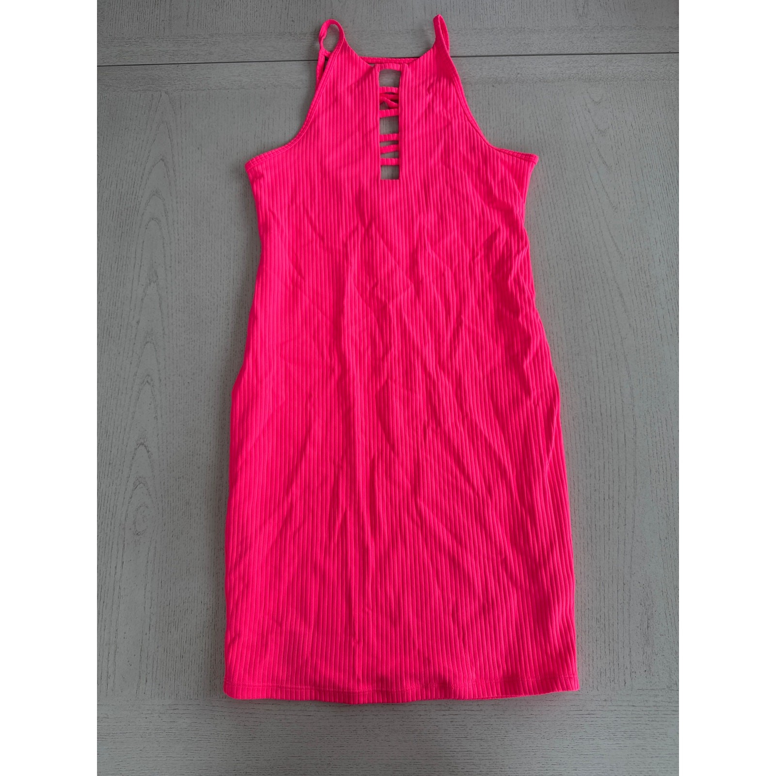 NWT Victoria Sport Hot Pink Bodycon Dress Baddie Barbiecore Sexy H