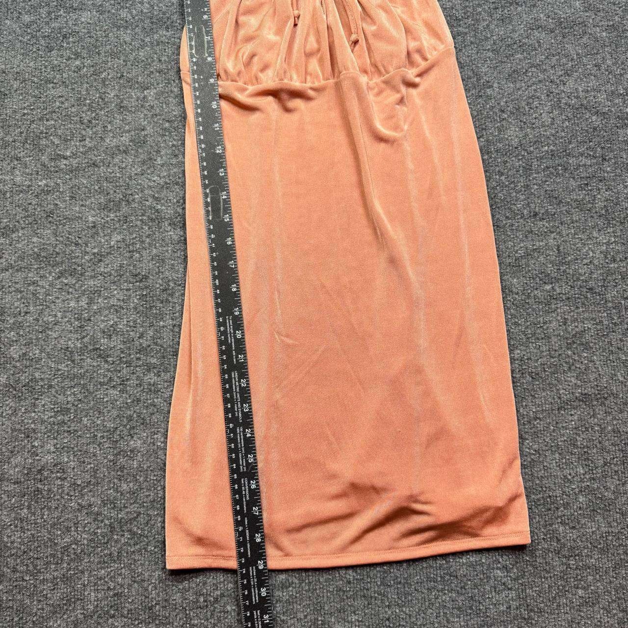 Kendall & Kylie Mini Dress Womens Small Peach Tie Strap Sleeveless Party Dress