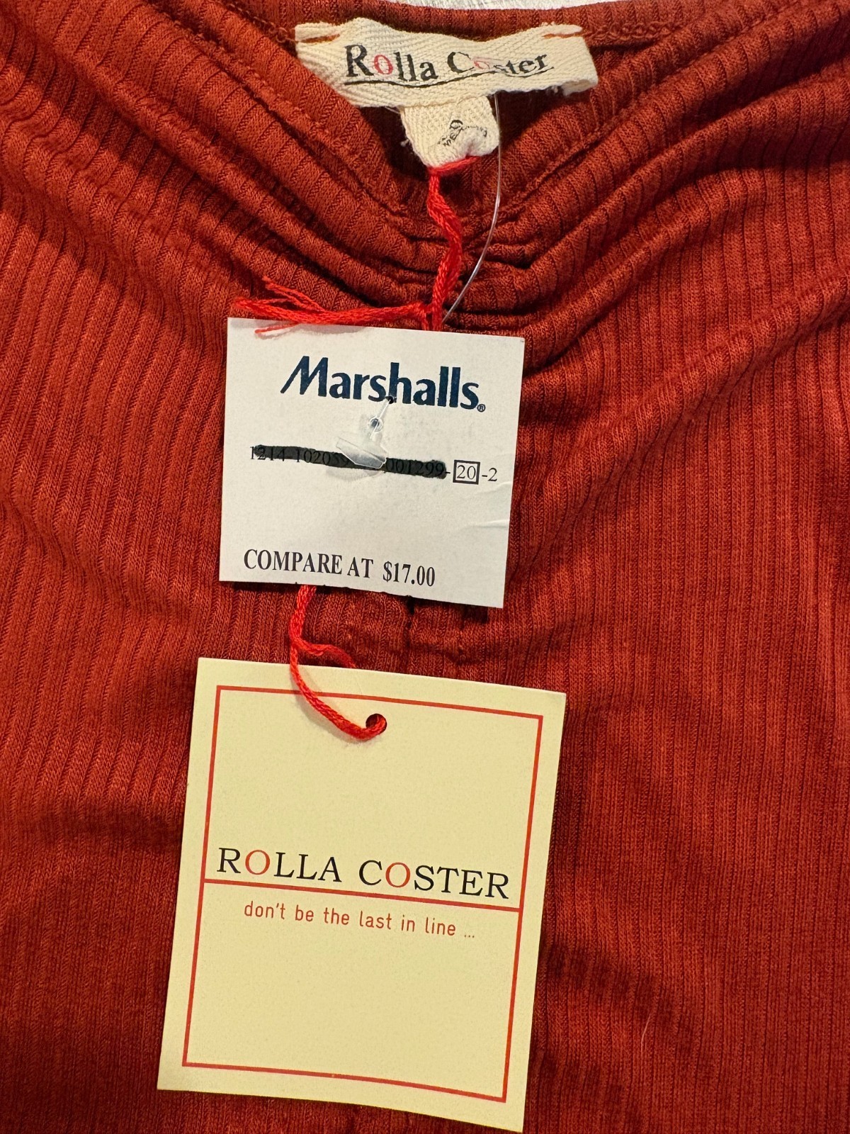 Rolla Costa Dress Sleeveless Stretchy Size S Rust Orange New Wrinkle Resistant