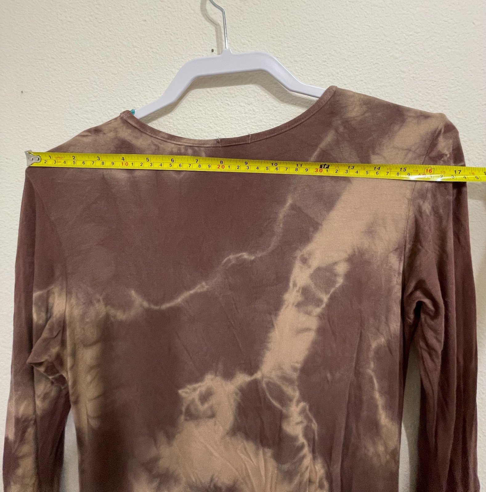 Love Tanjane dress S Brown tye dye worn twice soft stretch hand dyed easy care