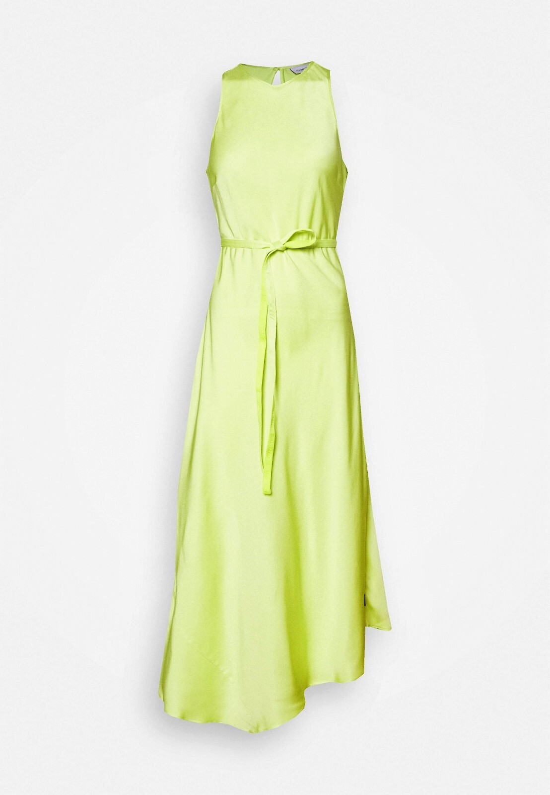 CALVIN KLEIN Bias-Cut Midi Dress – Sunny Yellow UK16 EU44 RRP£250