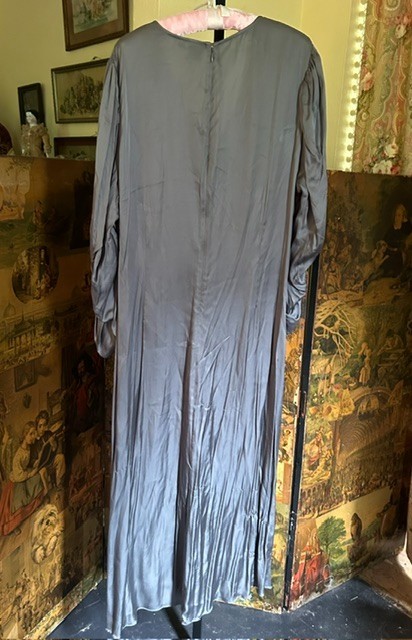 GAP Grey Satin Runched Dress XXL NWT