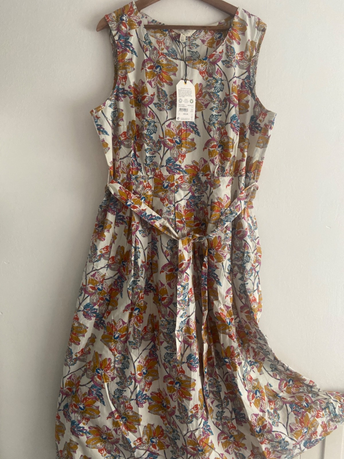 Seasalt Organic Cotton Women’s Belle Dress Size 18 Tall