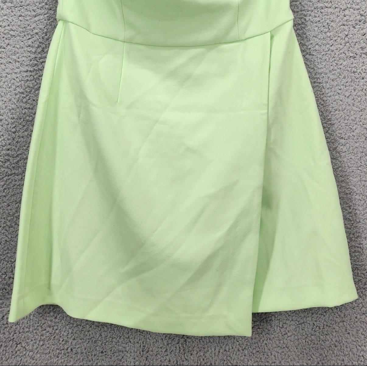 NWT French Connection Whisper Strapless Dress-paradise green size 2