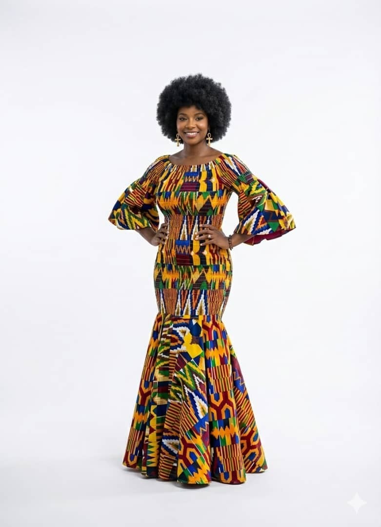 African print dresses for women maxi