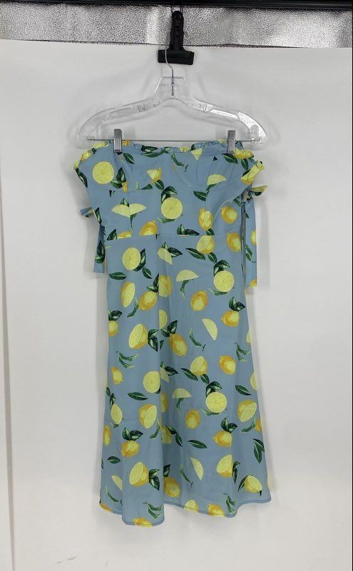 Juicy Couture Womens Blue Pink Sleeveless Fit & Flare Dress Size Medium Lot Of 2