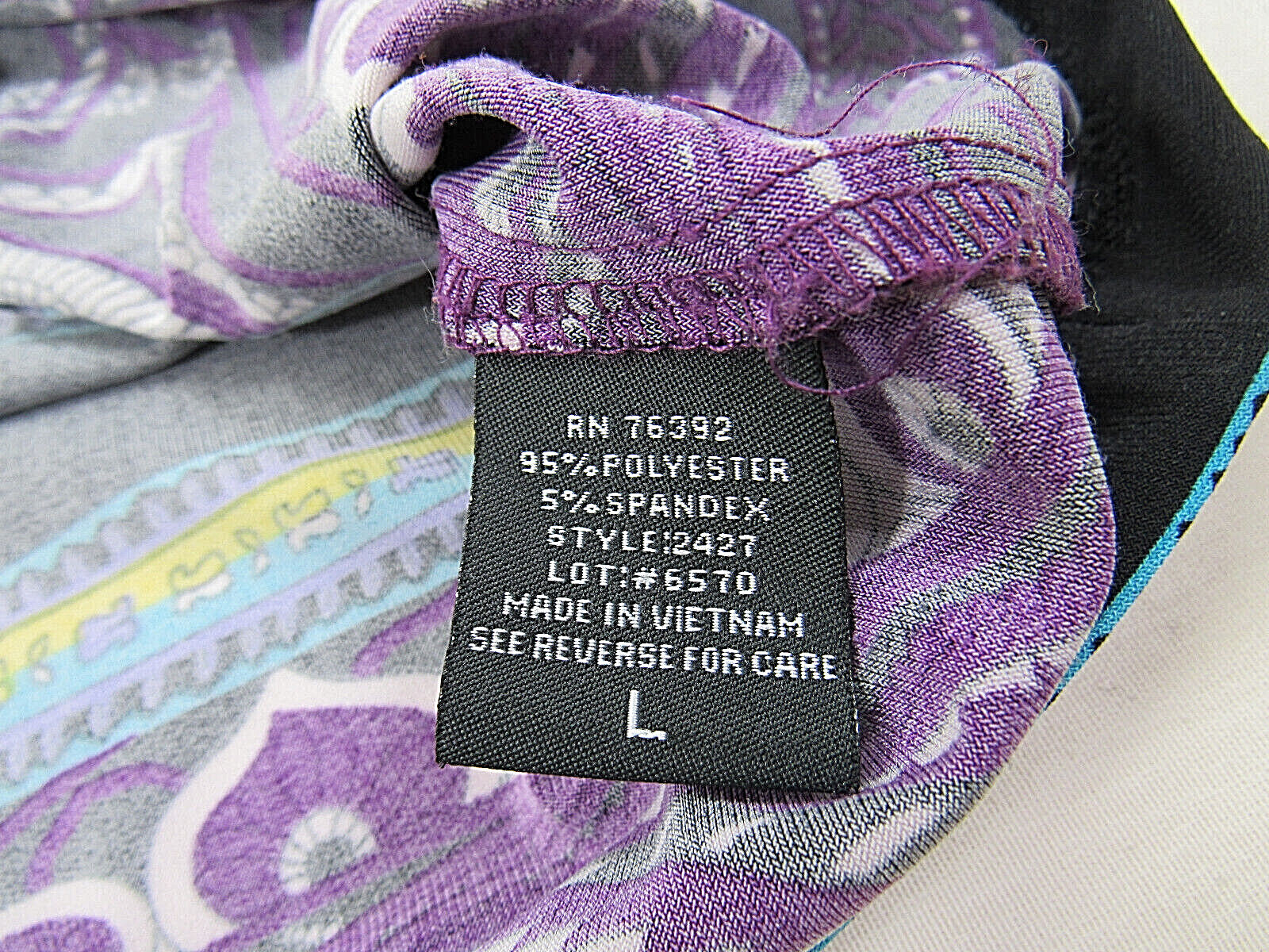 Snap Brand L [ 34in Bust 32W 40in Hips 34L ] Short Dress Multicolored.