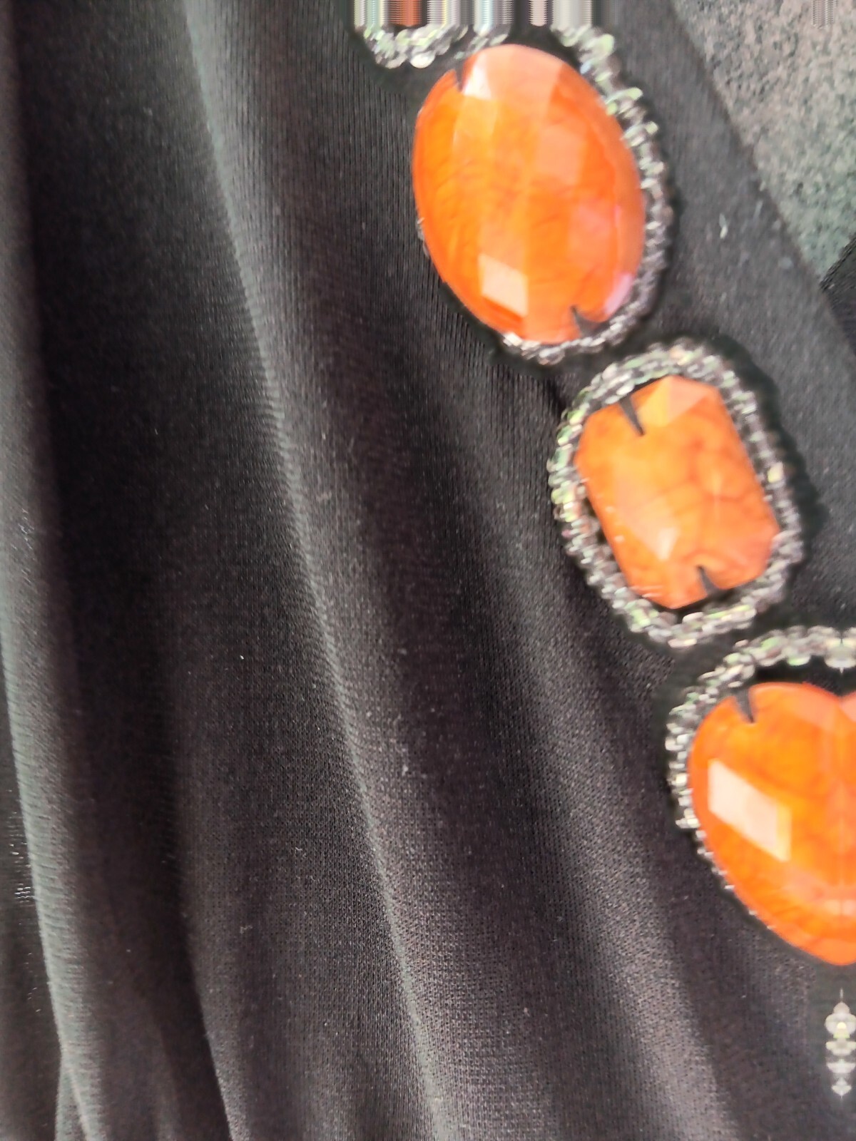 Roulette Beaded Tie Back Knee Length V-Neck Dress .size Small
