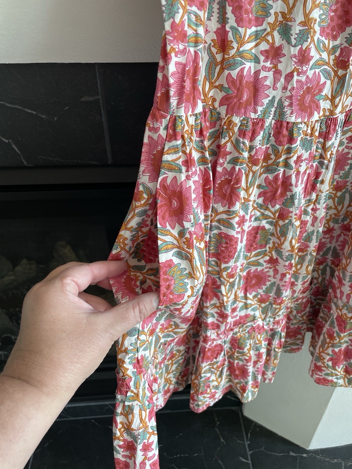 Caroline Constas Strawberry Flutter Sleeve Mini Dress Size Small