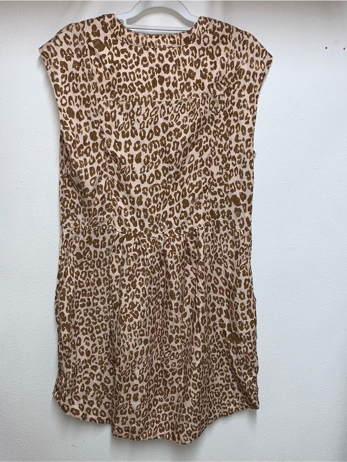 Anthropologie pilcro leopard dress Large 100% Lyocell
