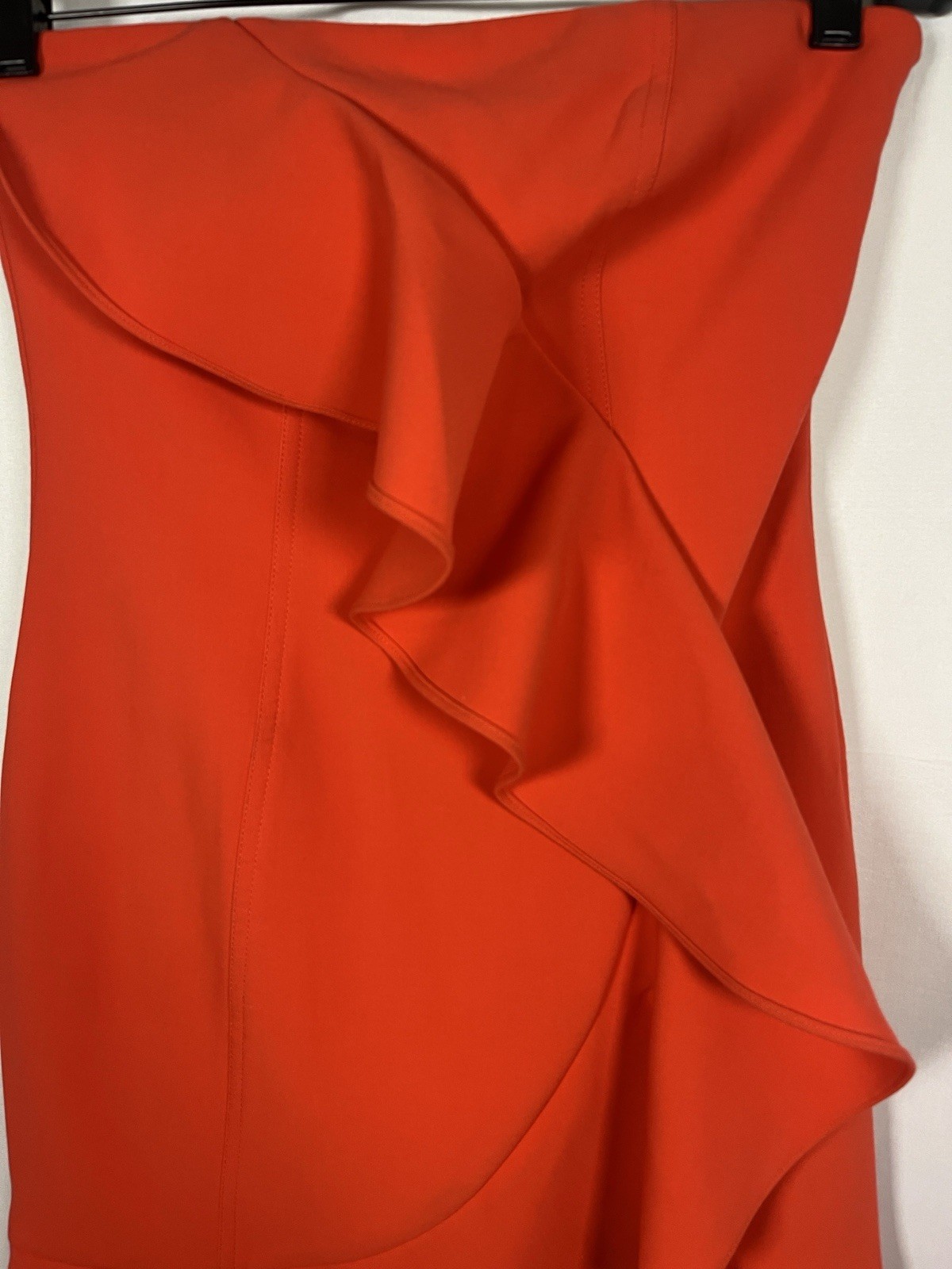 Likely NEW Monetta Strapless Ruffle cocktail mini Dress Bittersweet SZ 6