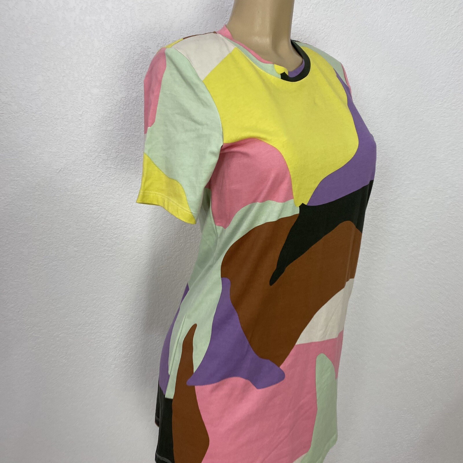 Sanctuary Multicolor Camo Tunic Shirt Dress Women’s Size XS Casual Knit Tes