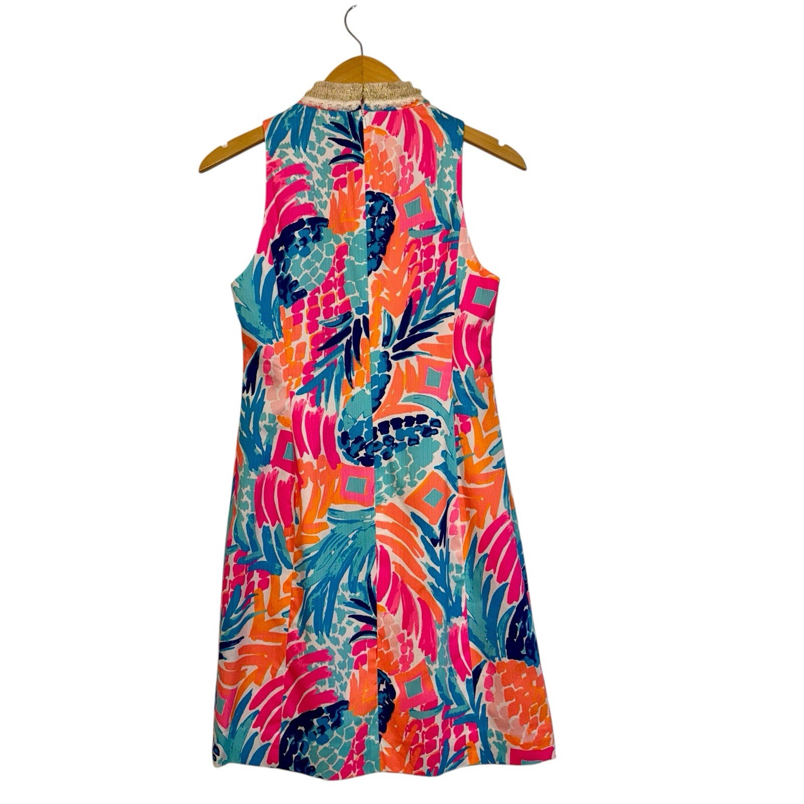 NWT $198 Lilly Pulitzer ALEXA Multi Goombay Smashed Shift Dress Womans Sz 2 New