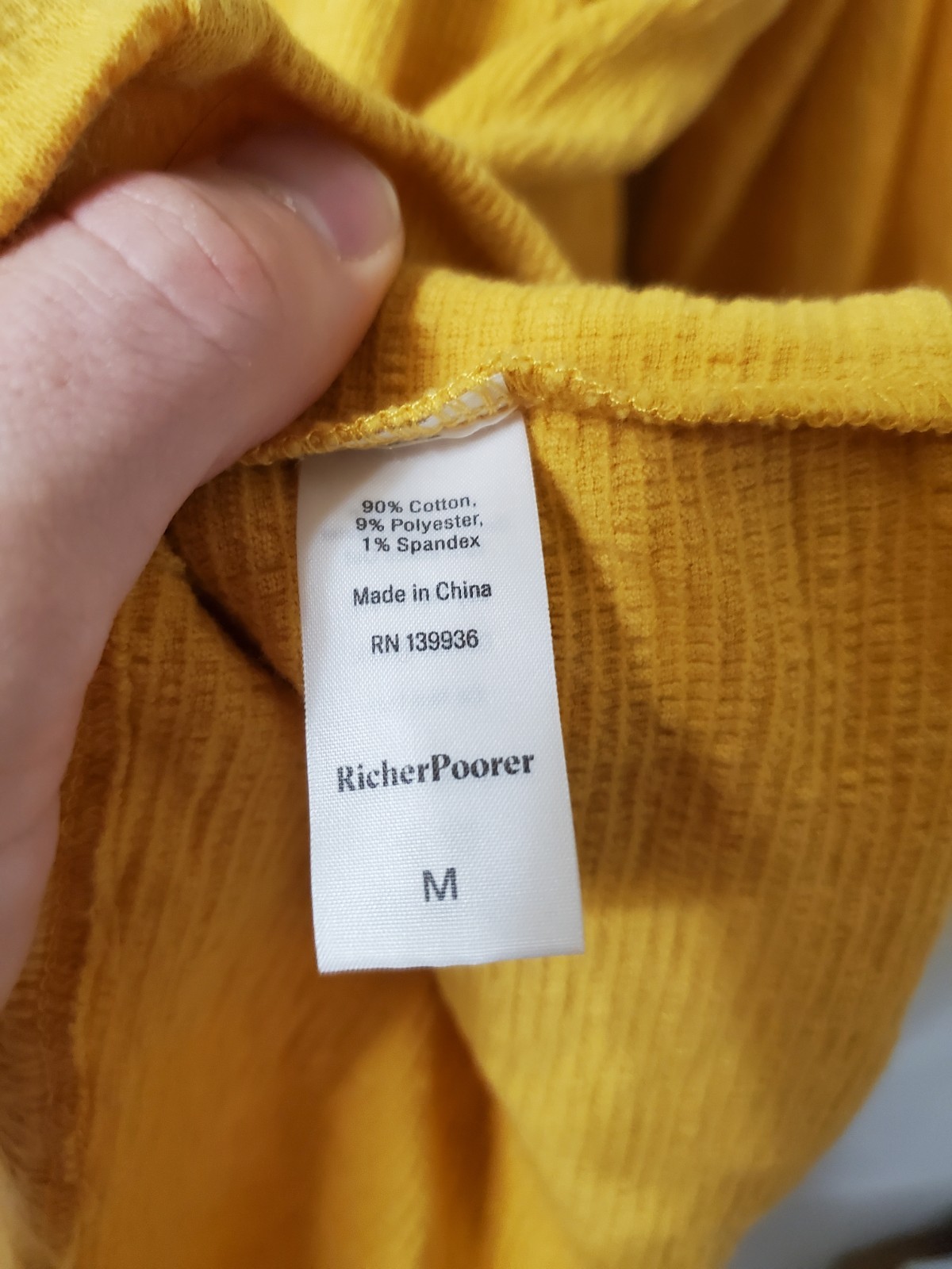 Richer Poorer Cloud Weave Button Up Dress Womens Medium Yellow Lightweight Sun