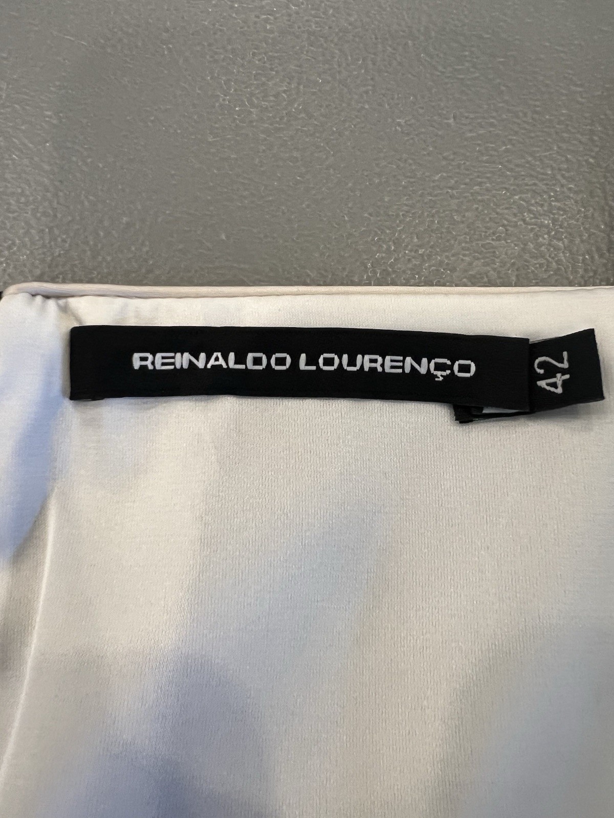 Reinaldo Lourenço Sleevless Geometric Mídi Dress Red , Blue And White.