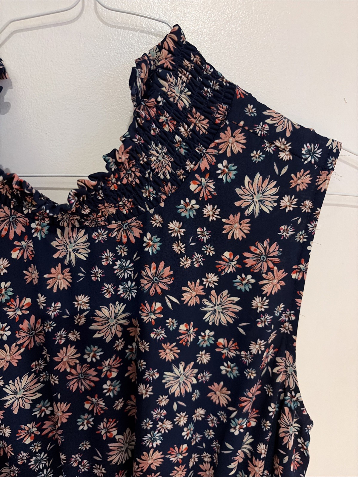 Nanette Lepore Floral Sleeveless Elastic Waist High-Low Maxi Dress Size 12
