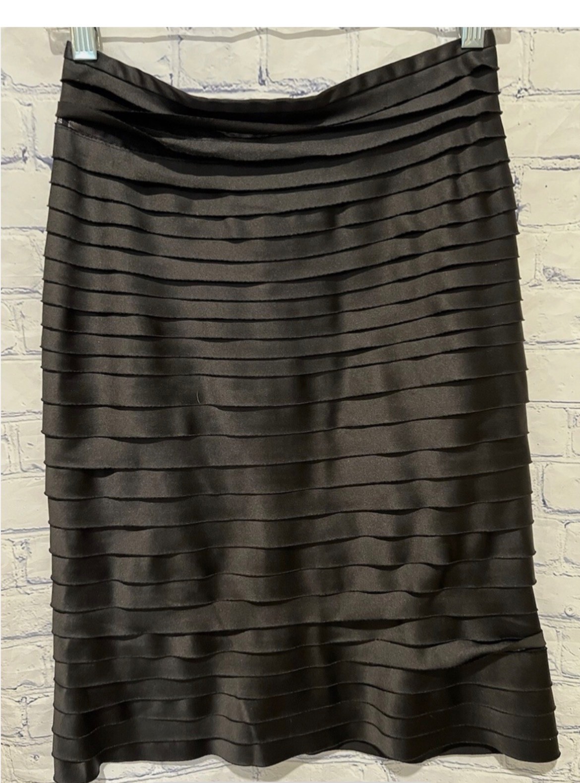 NWT RAVEL Black women’s Skirt LAYERED FORMAL size L $108