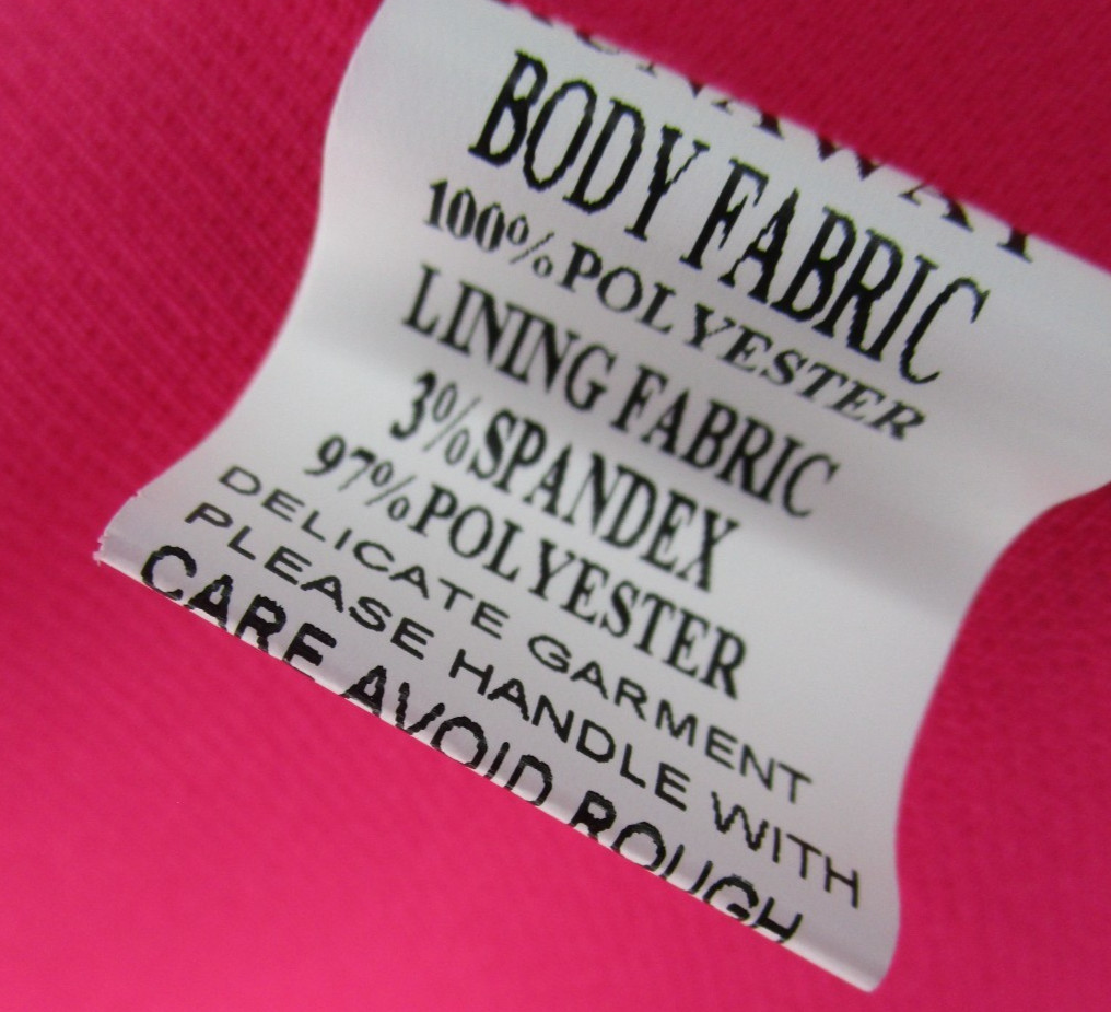 Sz M / US 6 Runaway The Label Stella Mini Dress Pink Watercolor Sunset Chiffon