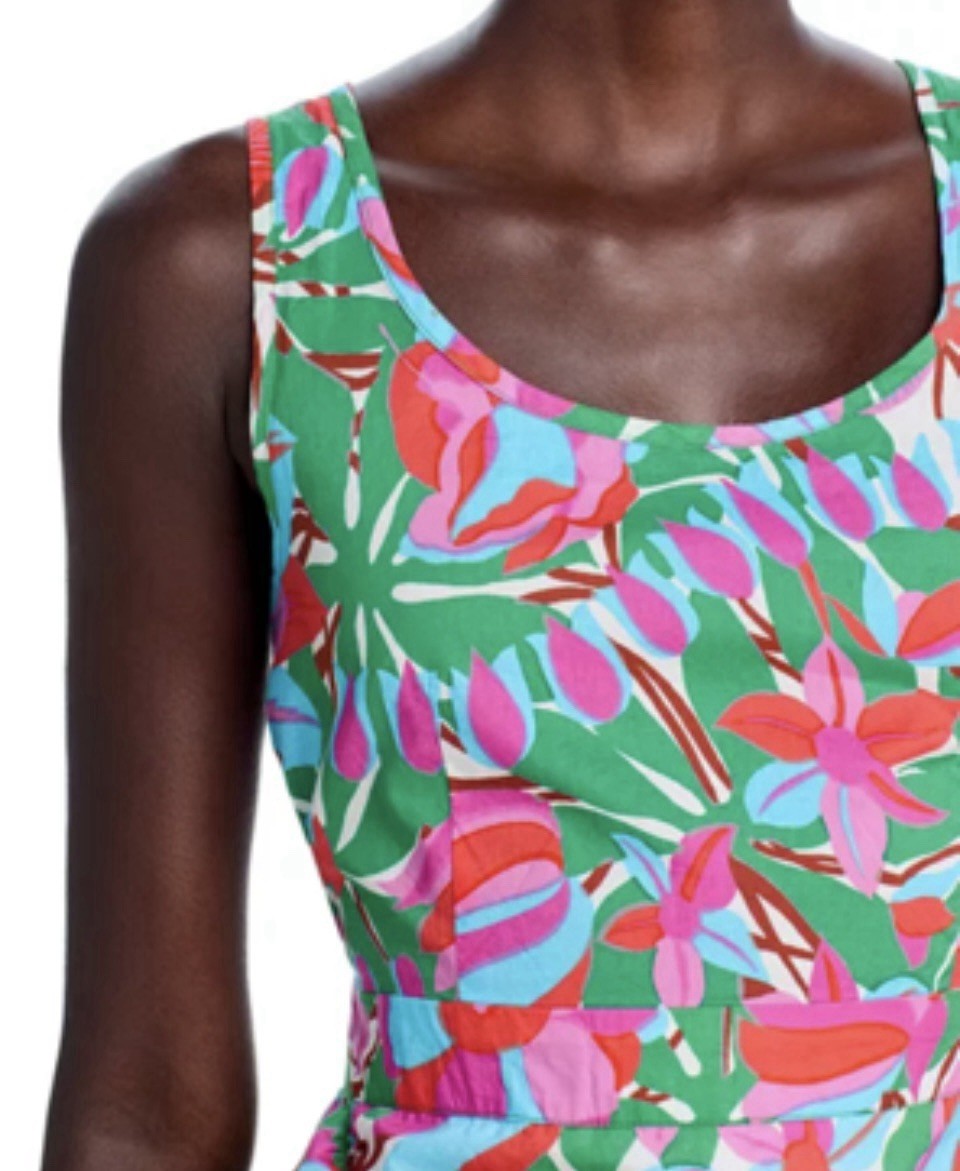 NWT Rhode Multicolor Tropical Floral Sleeveless Tilda Dress Size 4 MSRP$ 425