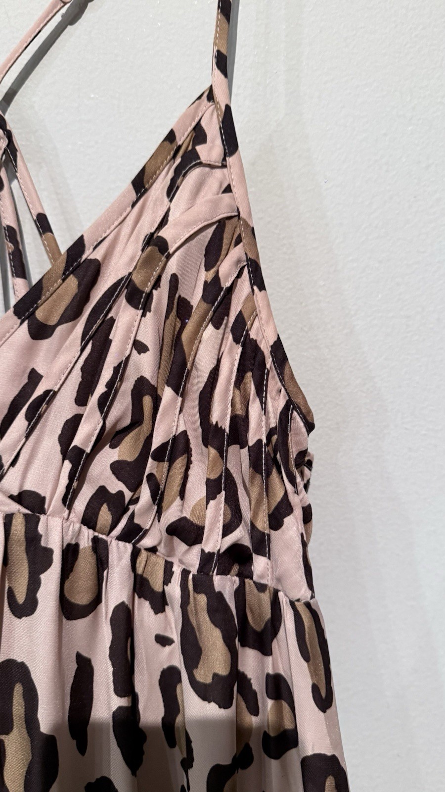 A/X Armani Exchange Women Cheetah Print Maxi Dress Sz 4-Small Party Cocktail