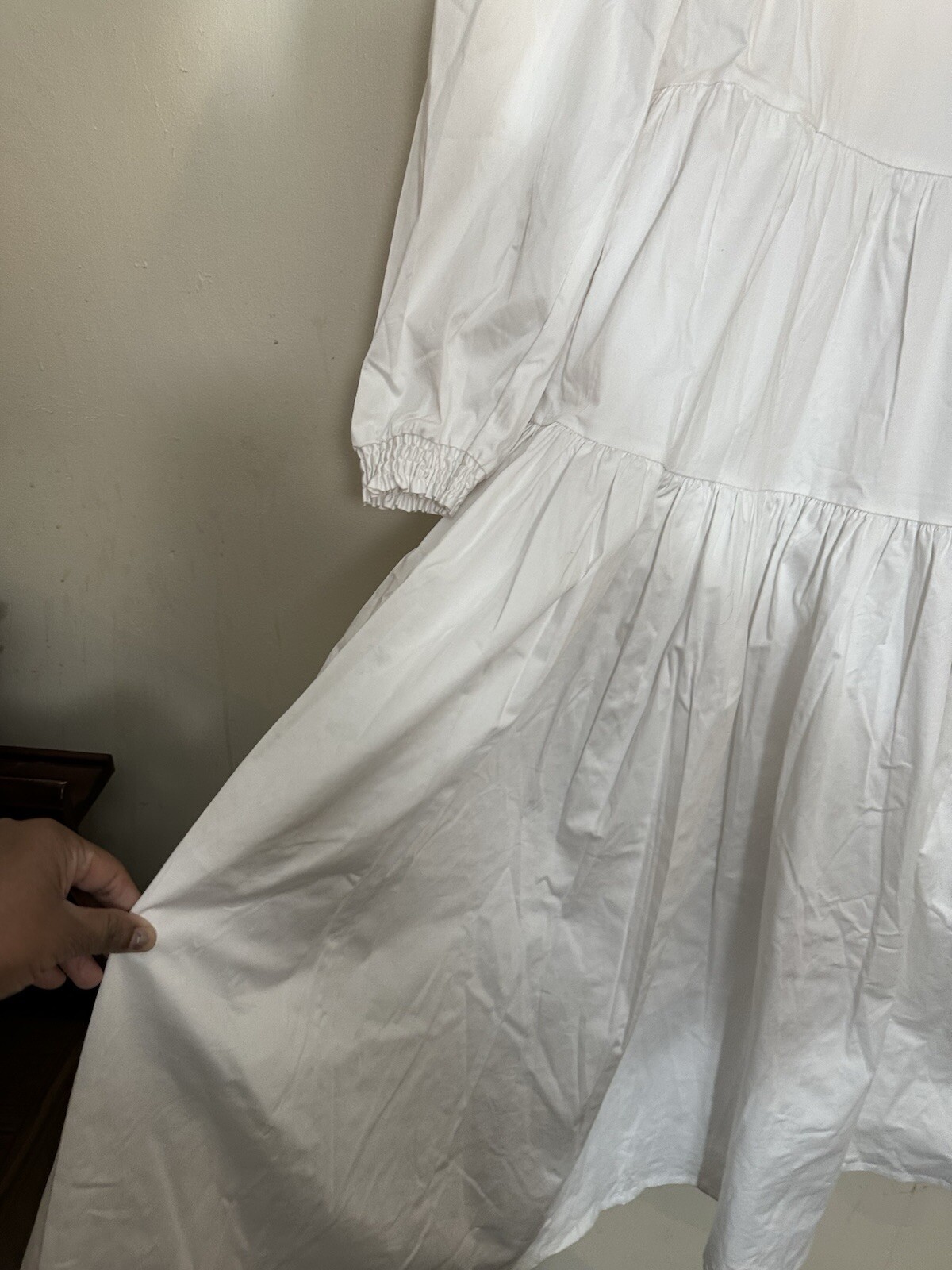 Danielle Bernstein Size Medium Color 100 White Dress NWT