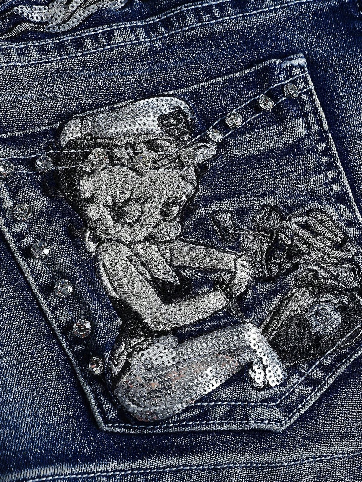 Betty Boop | Romwe Spring Summer Vintage Y2K Punk Style Super Low Waist Super