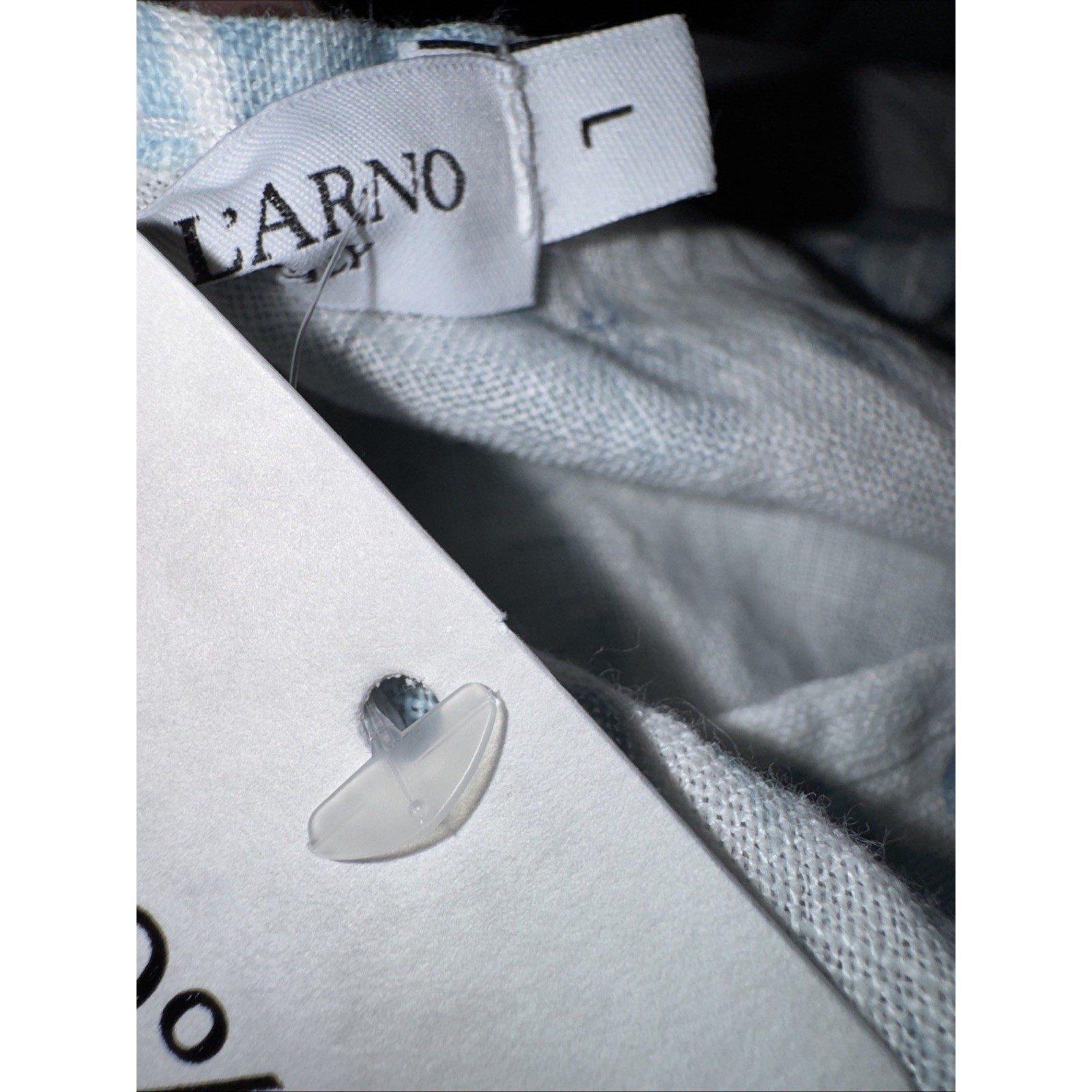 NWT Lungo L’arno Sz L, 100% Linen Made in Italy Pockets! Dress, Coverup