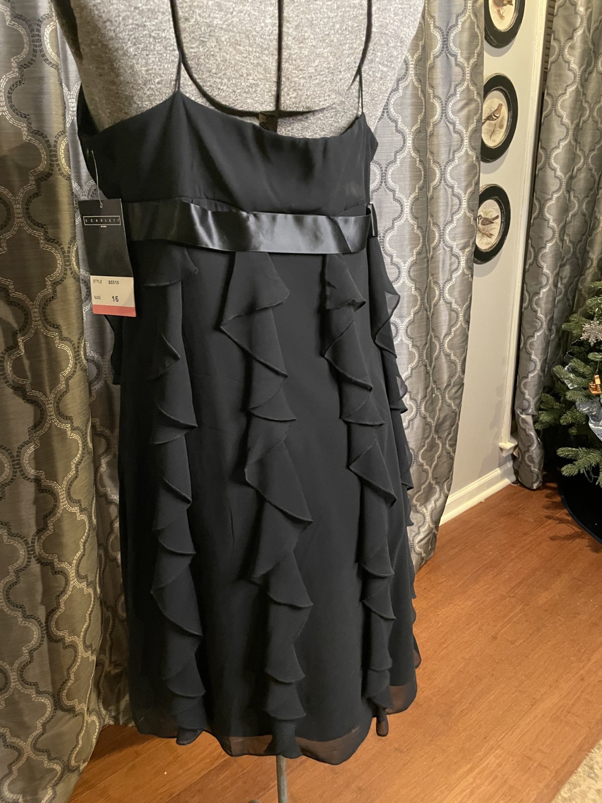 Brand New Scarlett black dress spaghetti strap