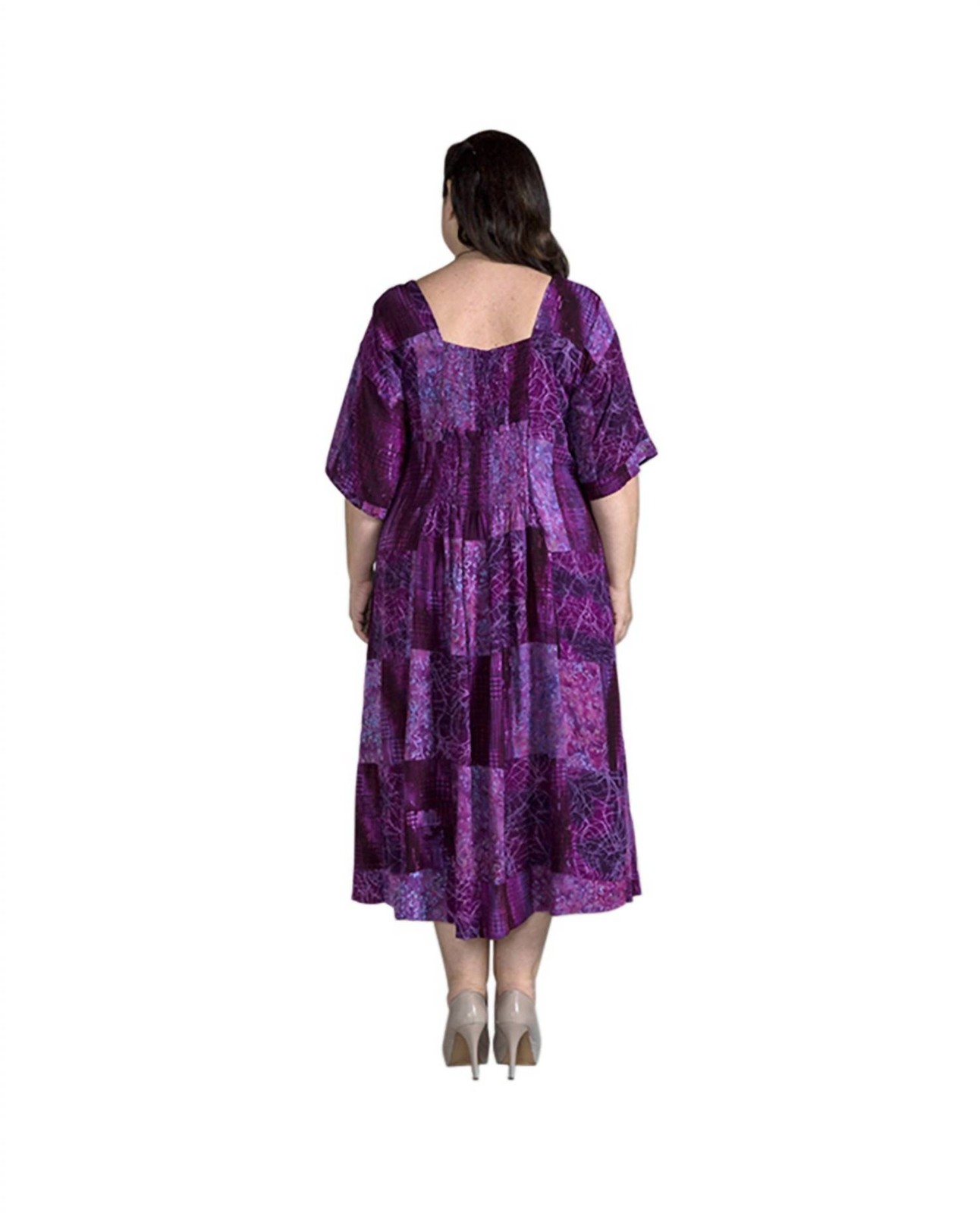 On The Plus Side Round Neck Short Sleeve Ojai Dress – Plus Size Size 1X