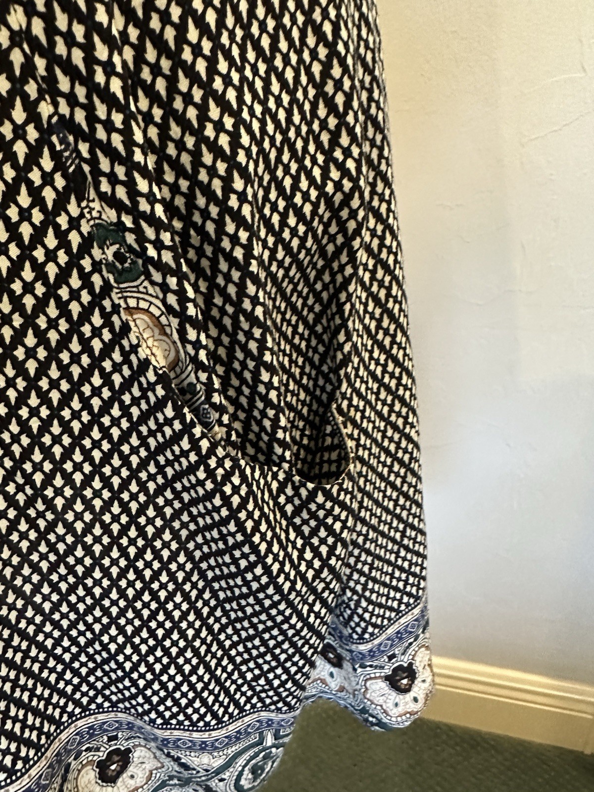 PAPILLON PATTERNED SUNDRESS WITH POCKETS- SIZE SMALL “S”
