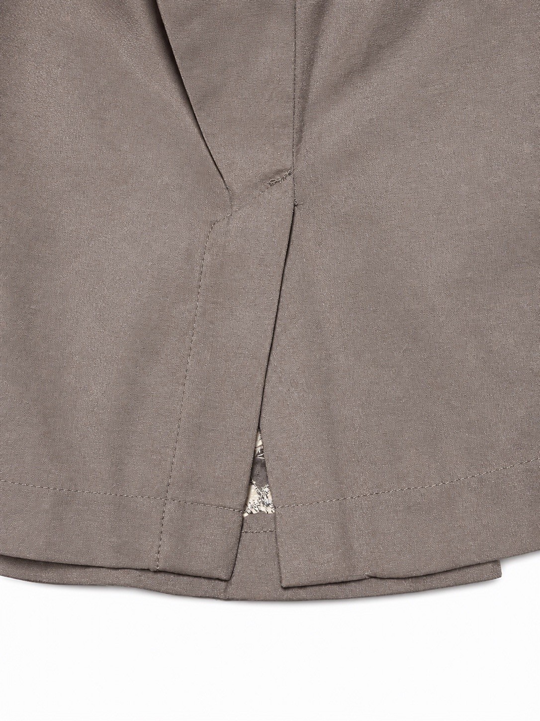 Cecico Gray Sleeveless Dress S Embroidered Ruffle Waist Shiny Fabric