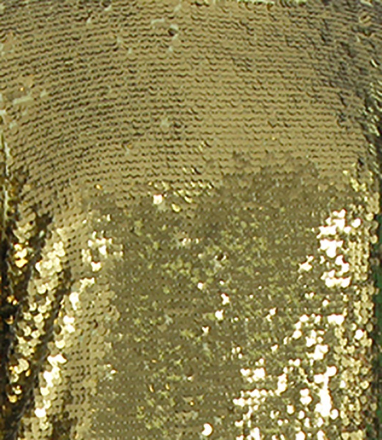 St John Knits Olive Sequin Boat Neck Dress 3/4 Sleeve Flaw Sz 10 NWOT $1695