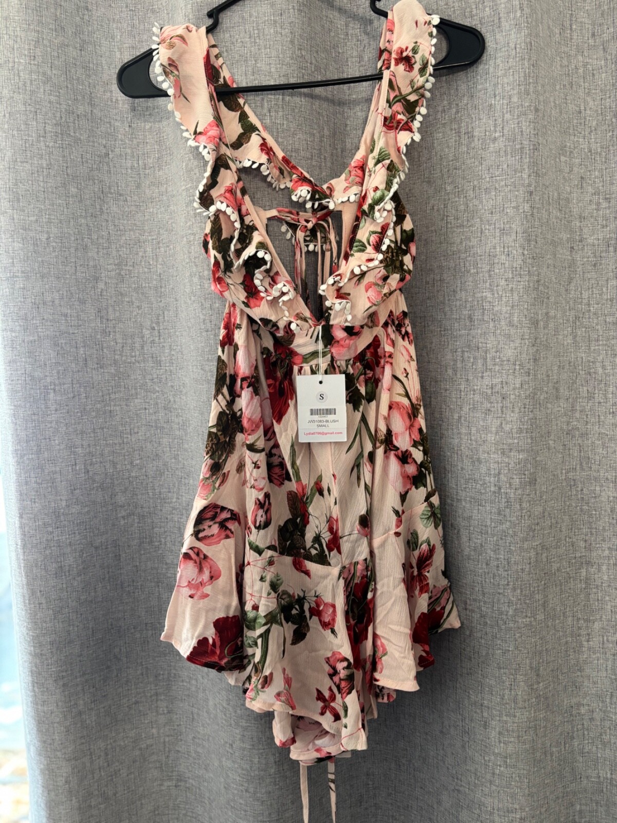 Solaris Style Floral Romper Size S