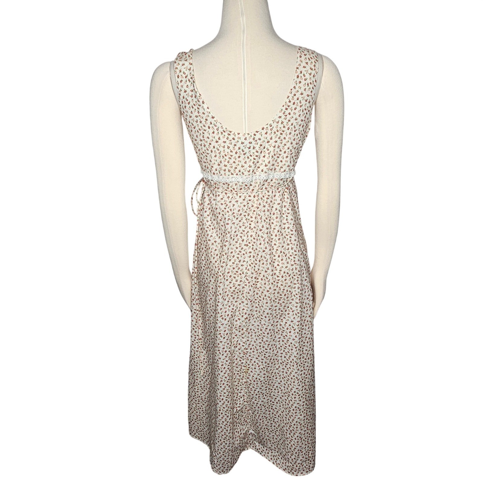 Third Millennium 100% Cotton Wrap Dress Ditsy Floral Cottagecore Prairie Midi 6