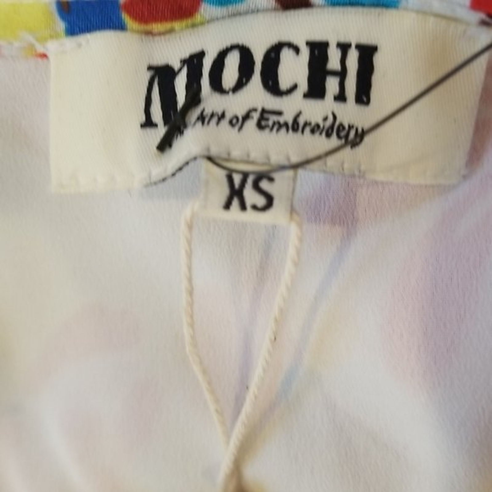 NWT All Things Mochi Valeria White Wrap Floral Mini Dress, size XS