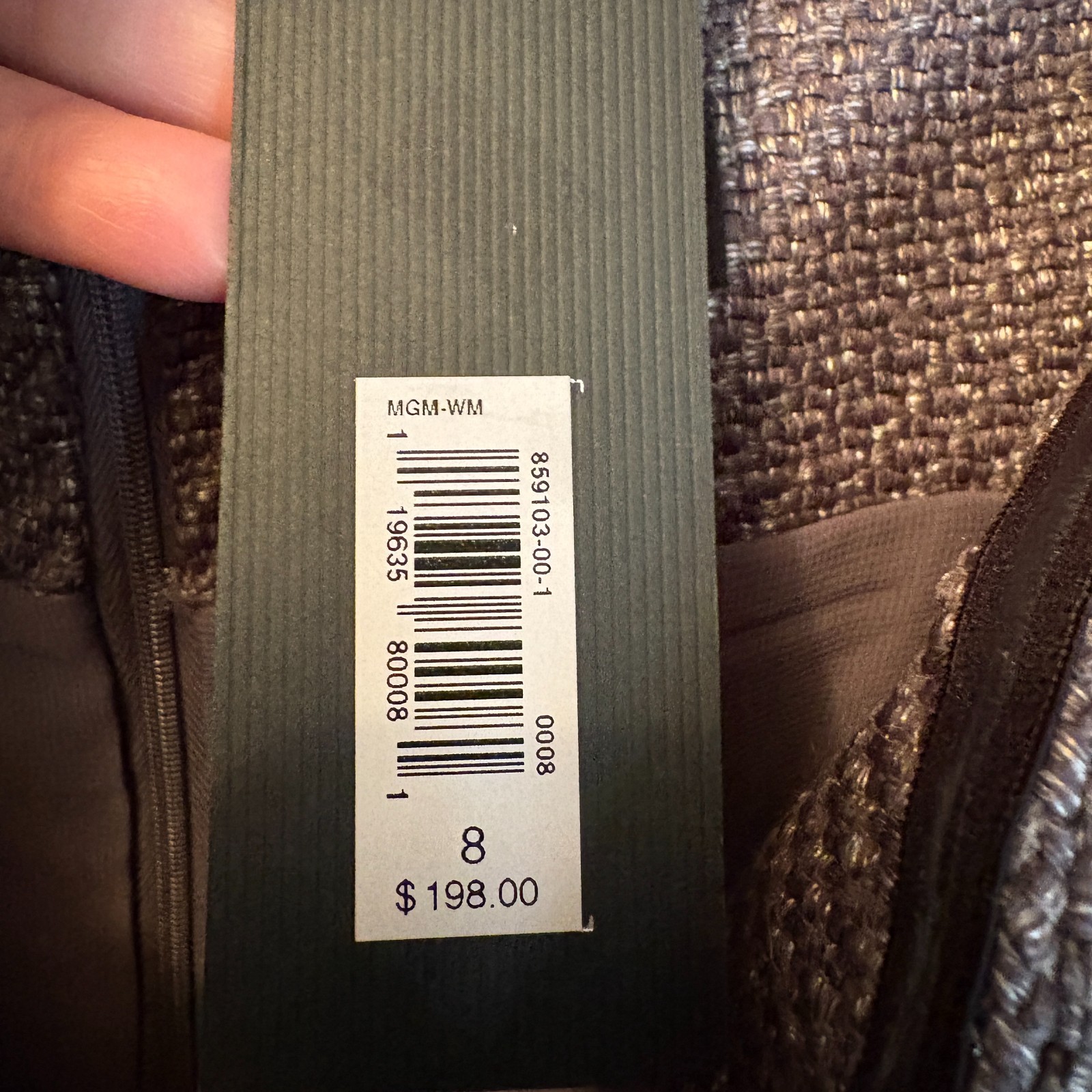 Monogram Banana Republic Metallic Tweed Strapless Cocktail Dress – Size: 8 – NWT