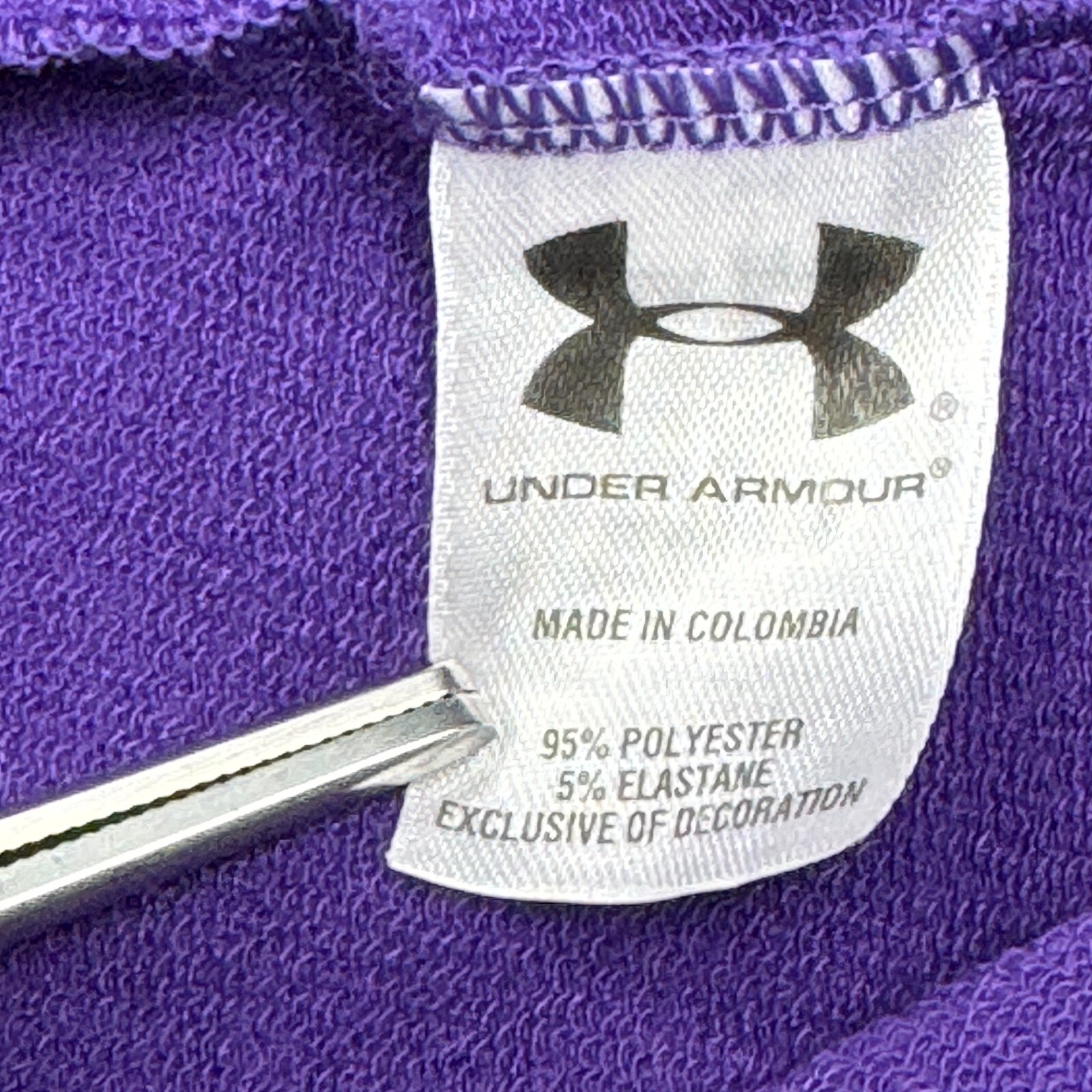 Under Armour Cover Up Womens Extra Small Purple Hoodie Tunic Coverup Dress