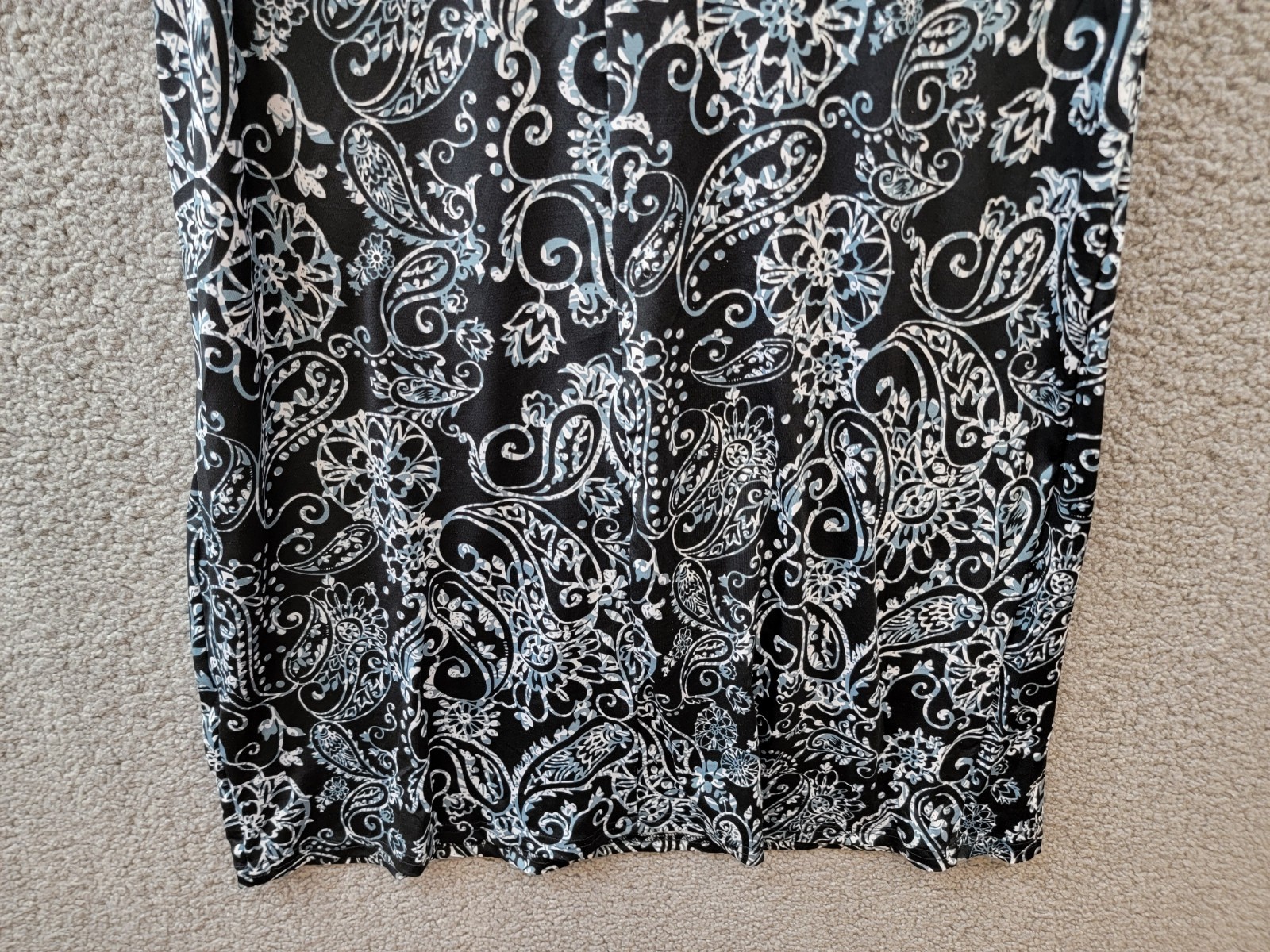 NY Collection Plus Size Elbow Sleeve Side Pleat Dress Womens 1X Verbena Pullover