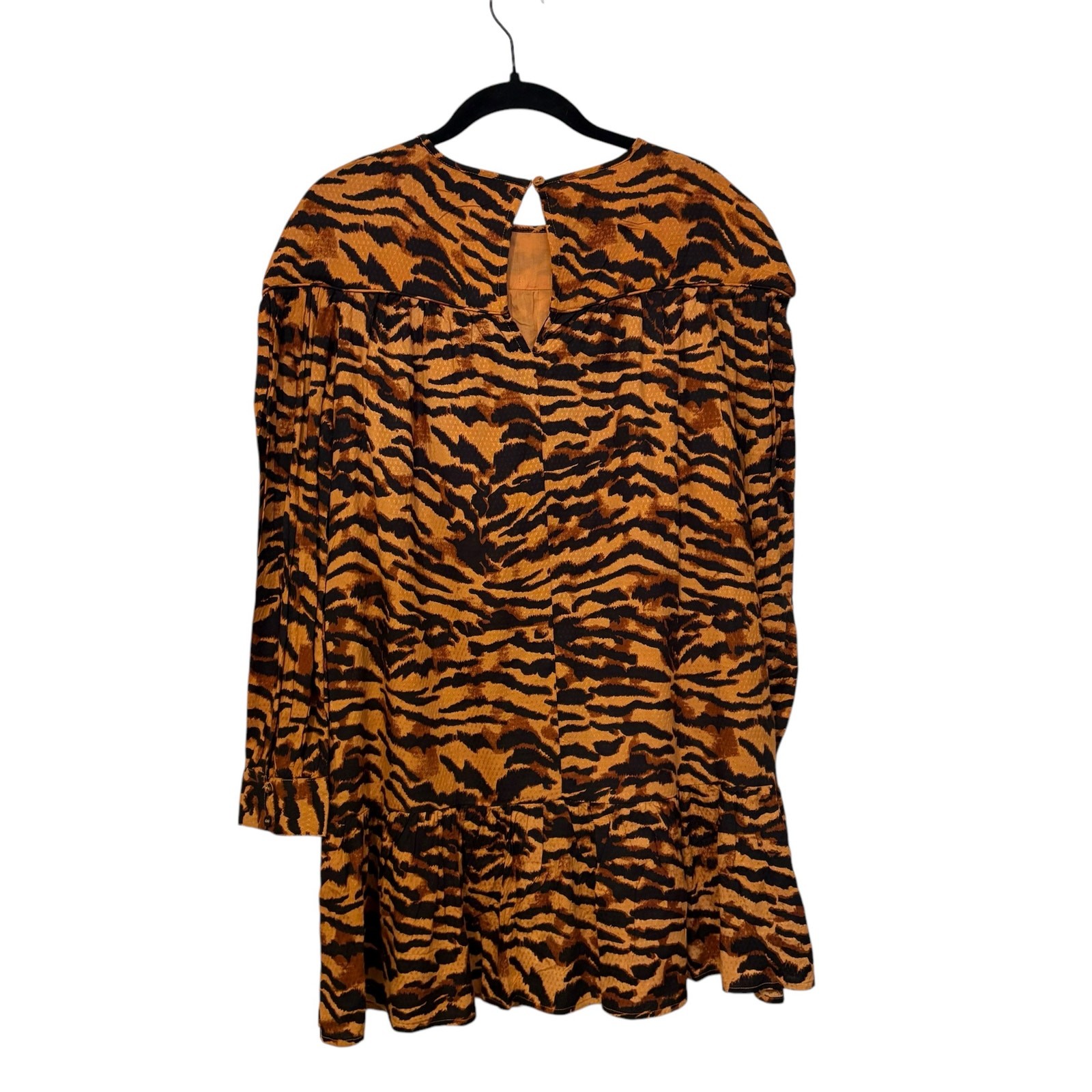 Walter Baker Animal Print Lilly Mini Trapeze Dress Size Medium