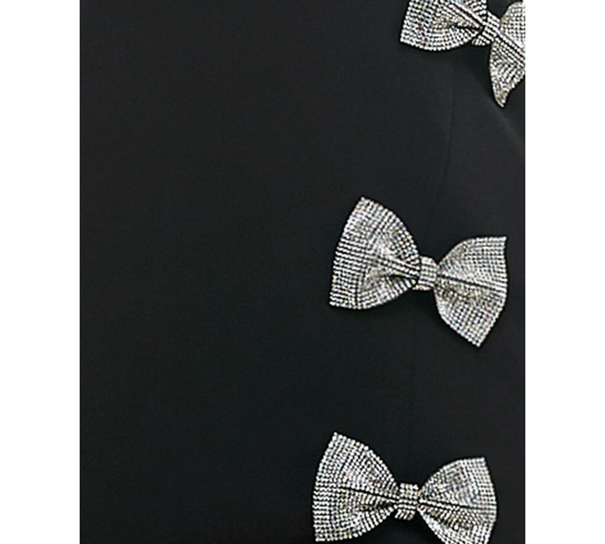 City Studios Juniors’ Rhinestone-Bow Sweetheart Mini Dress MSRP $69