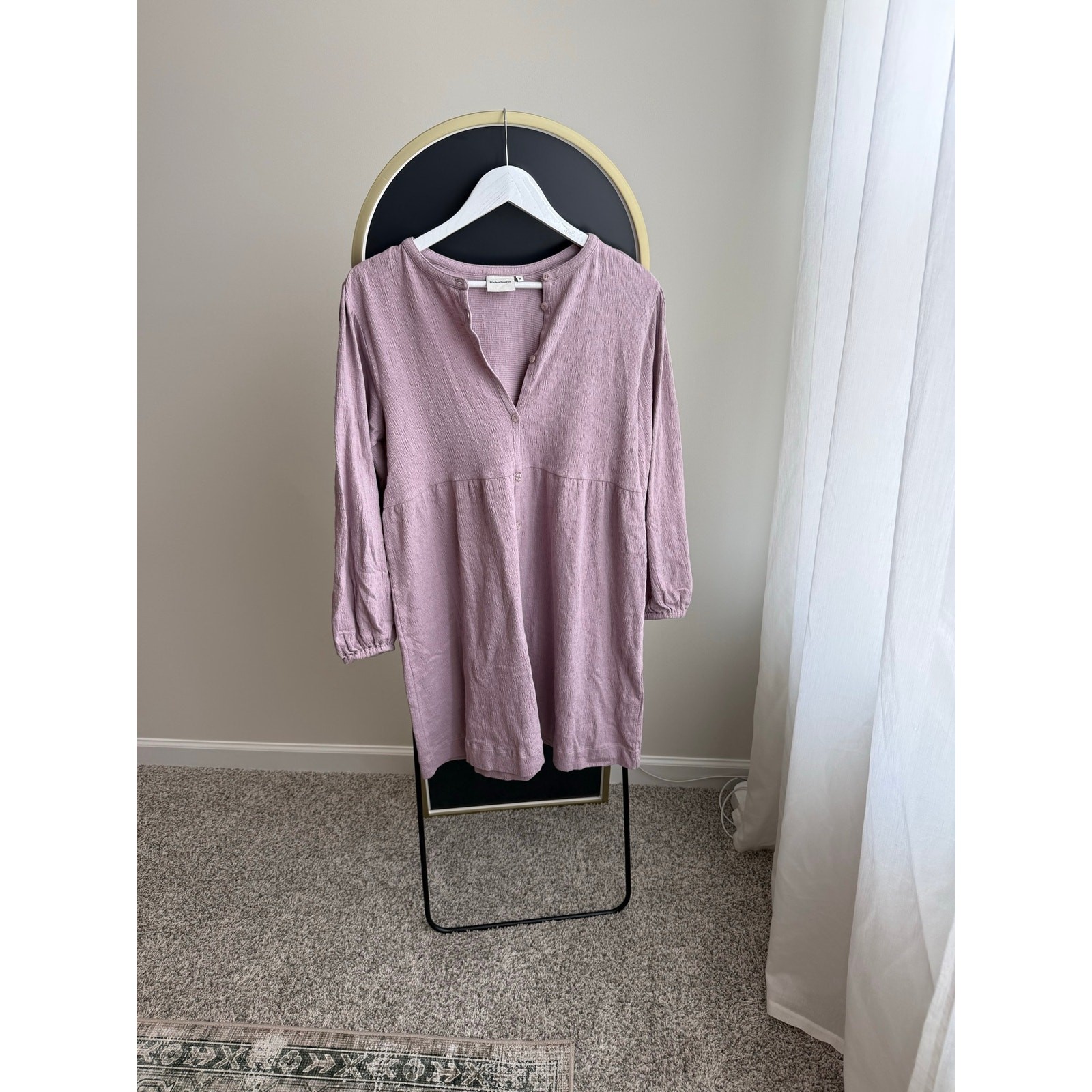 Boutique cotton gauze dress M