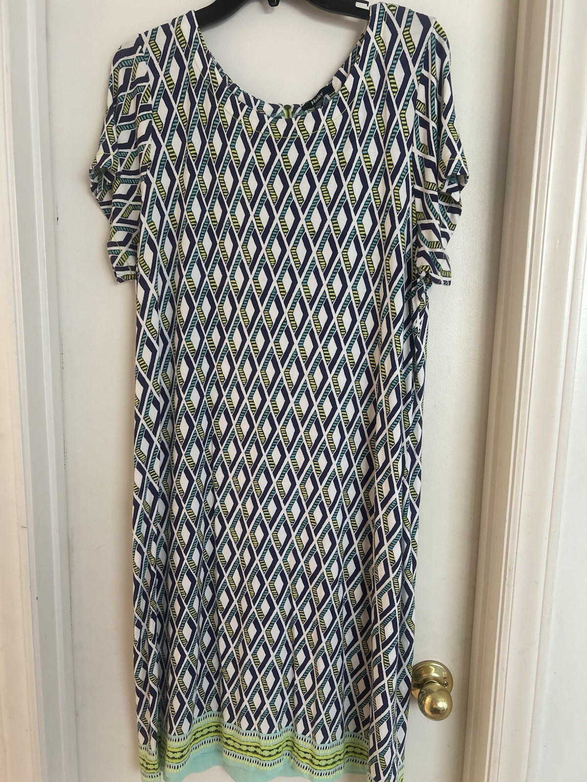 Hatley Women’s Dress Geometric Cotton Size XXL