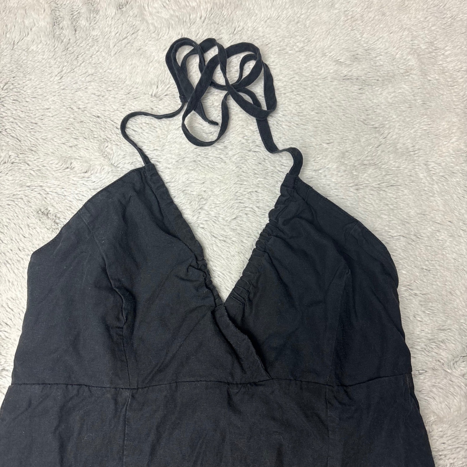 The North Face Womens Halter Neck Dress Black Size S Sporty Hiking Casual Travel