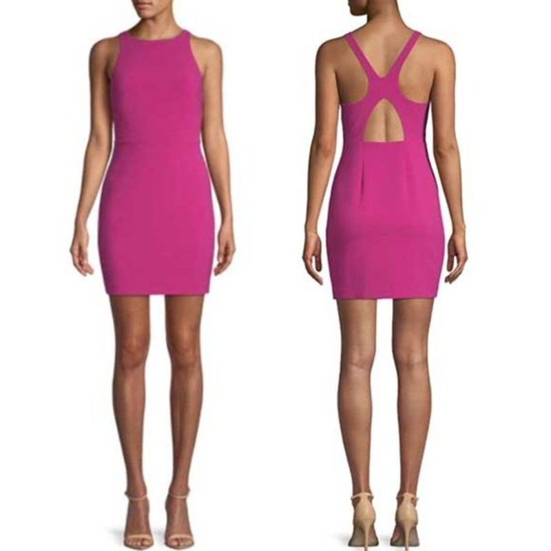 LIKELY Orchid Pink Astoria Sheath Mini Dress 2 Racerback Cocktail Party Sexy