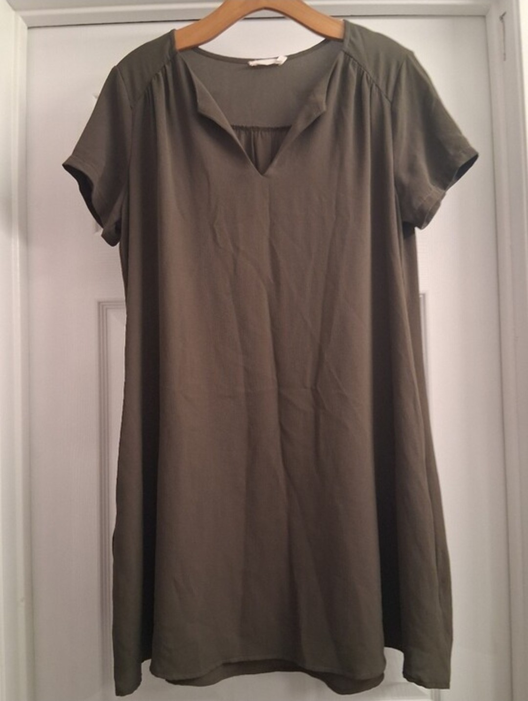Lush Olive Tunic Dress Small